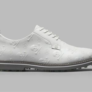 G/FORE White Embossed Golf Shoes Sz 10 NEW!